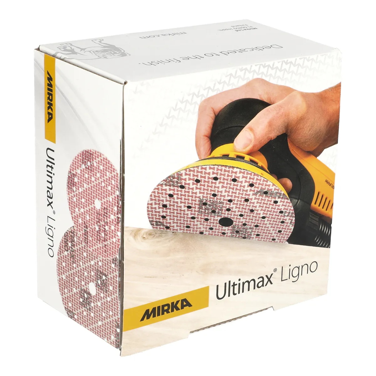 Abbildung Mirka Ultimax Ligno 125mm Multifit Verpackung.