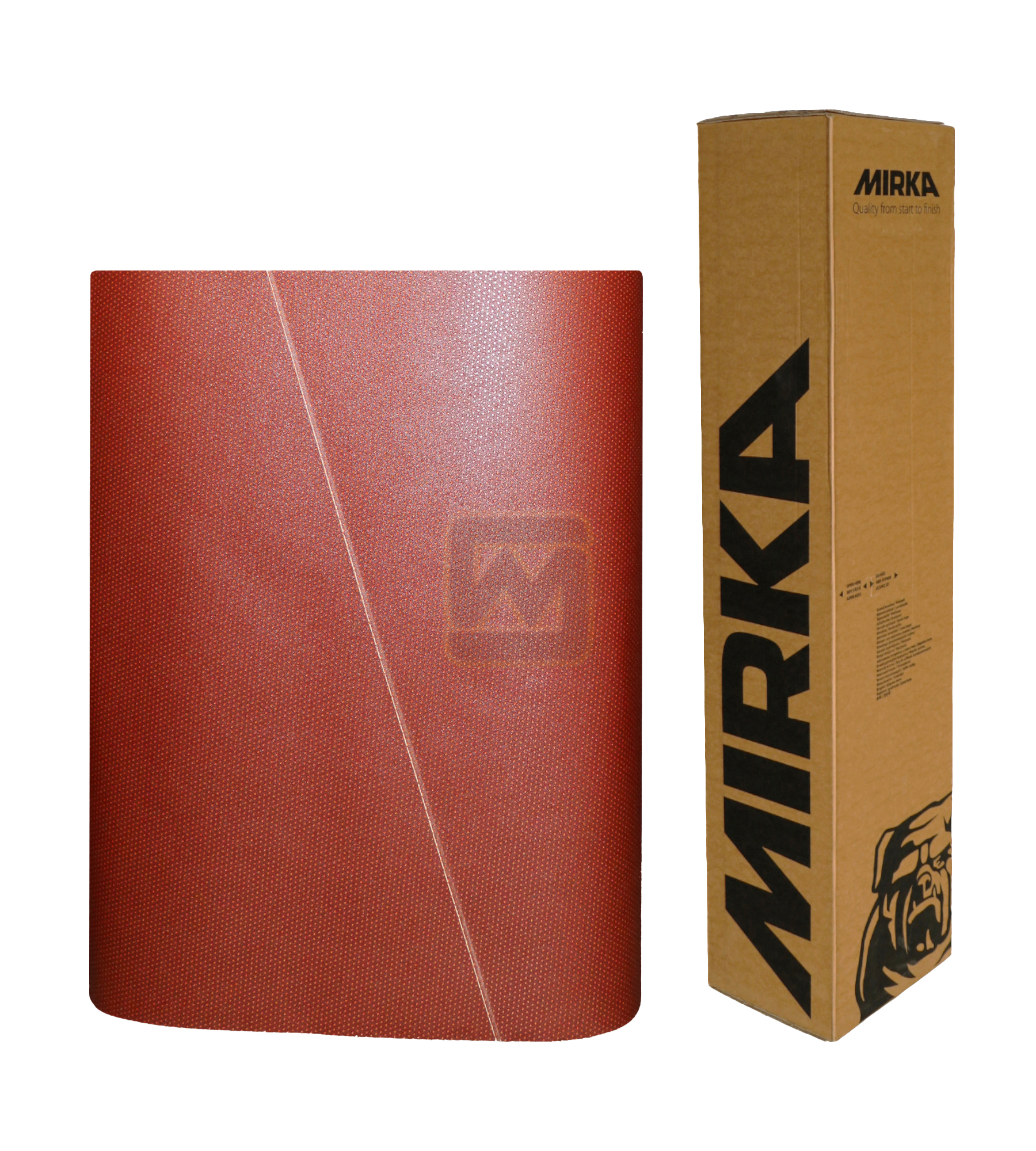 Abbildung Mirka Ultimax 1120x1900mm Breitband mit Verpackung.