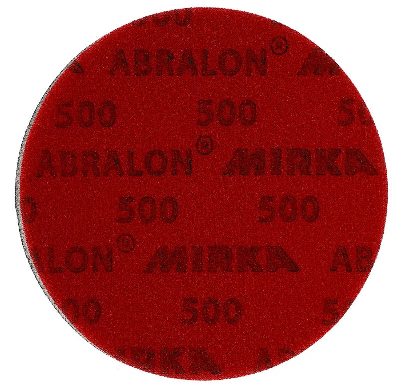 Abbildung Mirka Abralon 150mm Scheibe Rückseite.